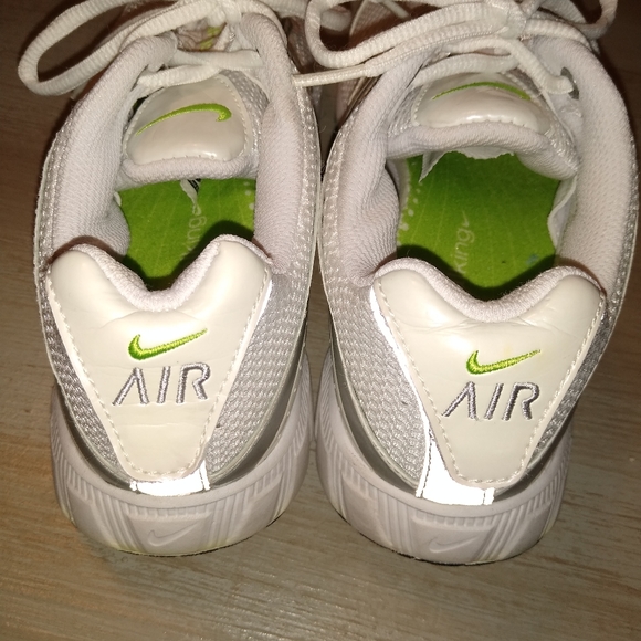 RARE 2005 NIKE AIR Voss II Phylite Running Shoes Lady's 9 White & Lime Green - Picture 7 of 12